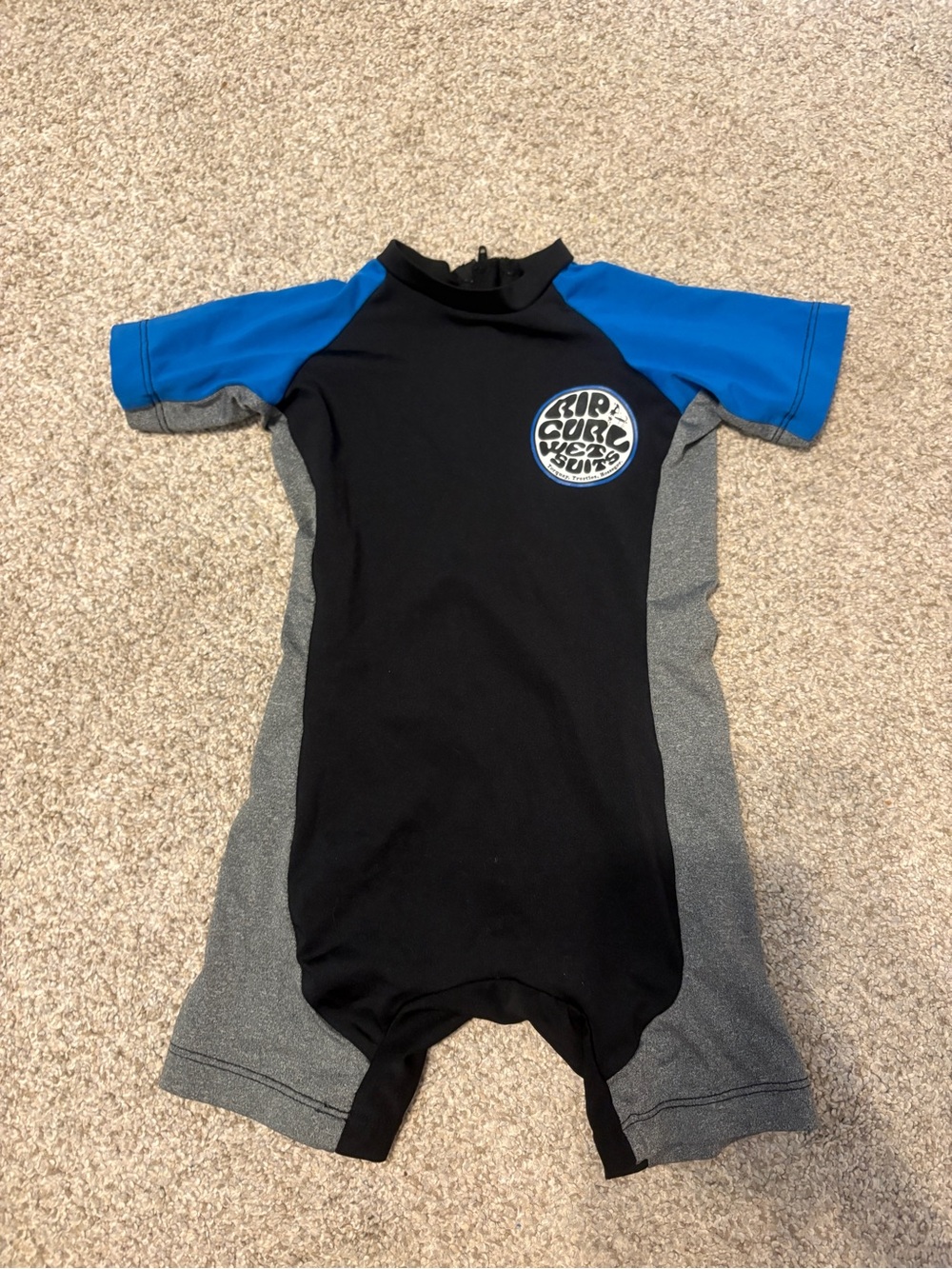 Rip curl Infant Rashguard Bathing Suit Size 1 UPF 50+ Sun protection outdoor